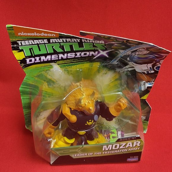 Nickelodean Teenage Mutant Ninja Turtles Dimension X Mozar Leader of the Tricera - Picture 4 of 10